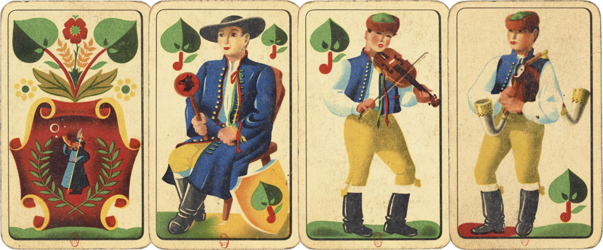 Czech Bohemian playing cards