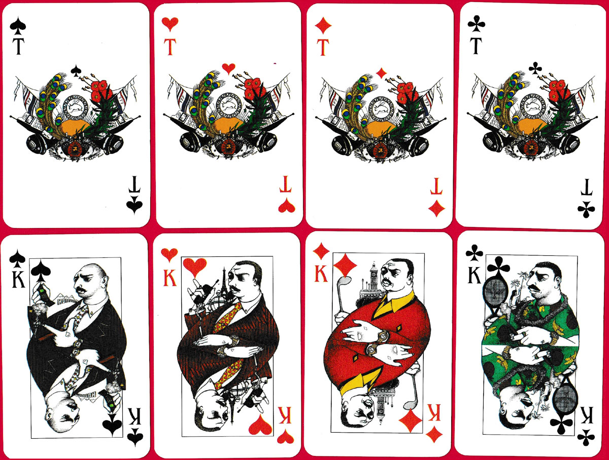 ‘World of the New Russians’ (Mir novykh russkikh) playing cards printed in Finland by Nelostuote, 2002