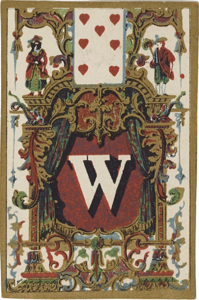 Jeu de cartes abécédaire, Paris 1840. Source gallica.bnf.fr / BnF