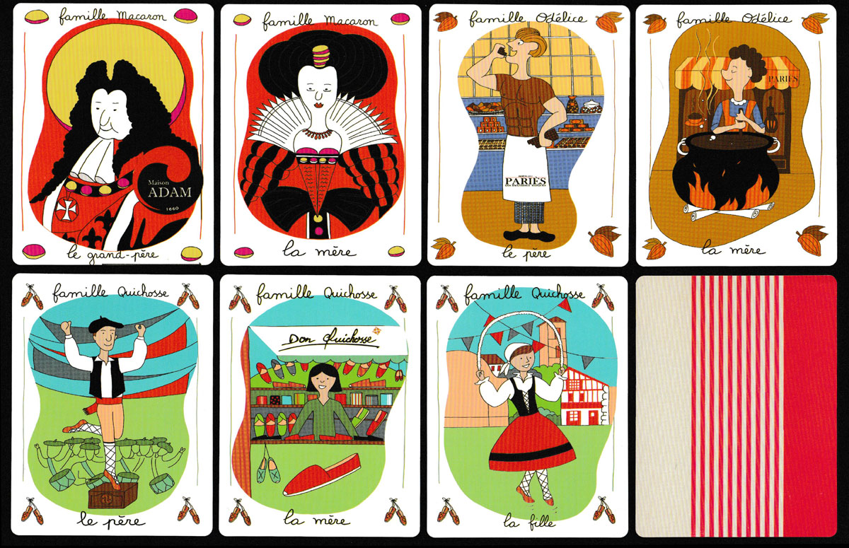  Jeu de 7 familles Les Dynasties d’Artisans Basques published by Thomas éditions, France, c2021