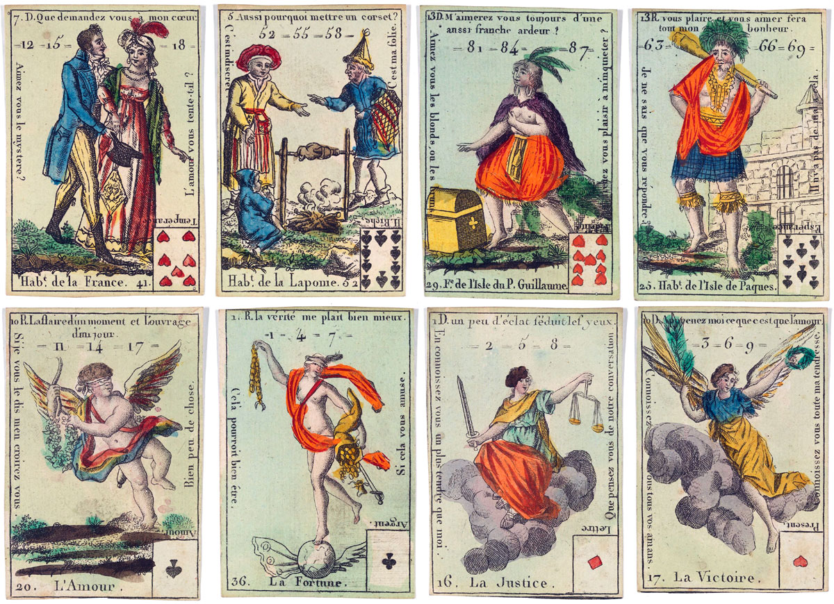 Costumes des Peuples Étrangers playing cards, anonymous manufacturer, late 18th or early 19th century French. © The Metropolitan Museum of Art