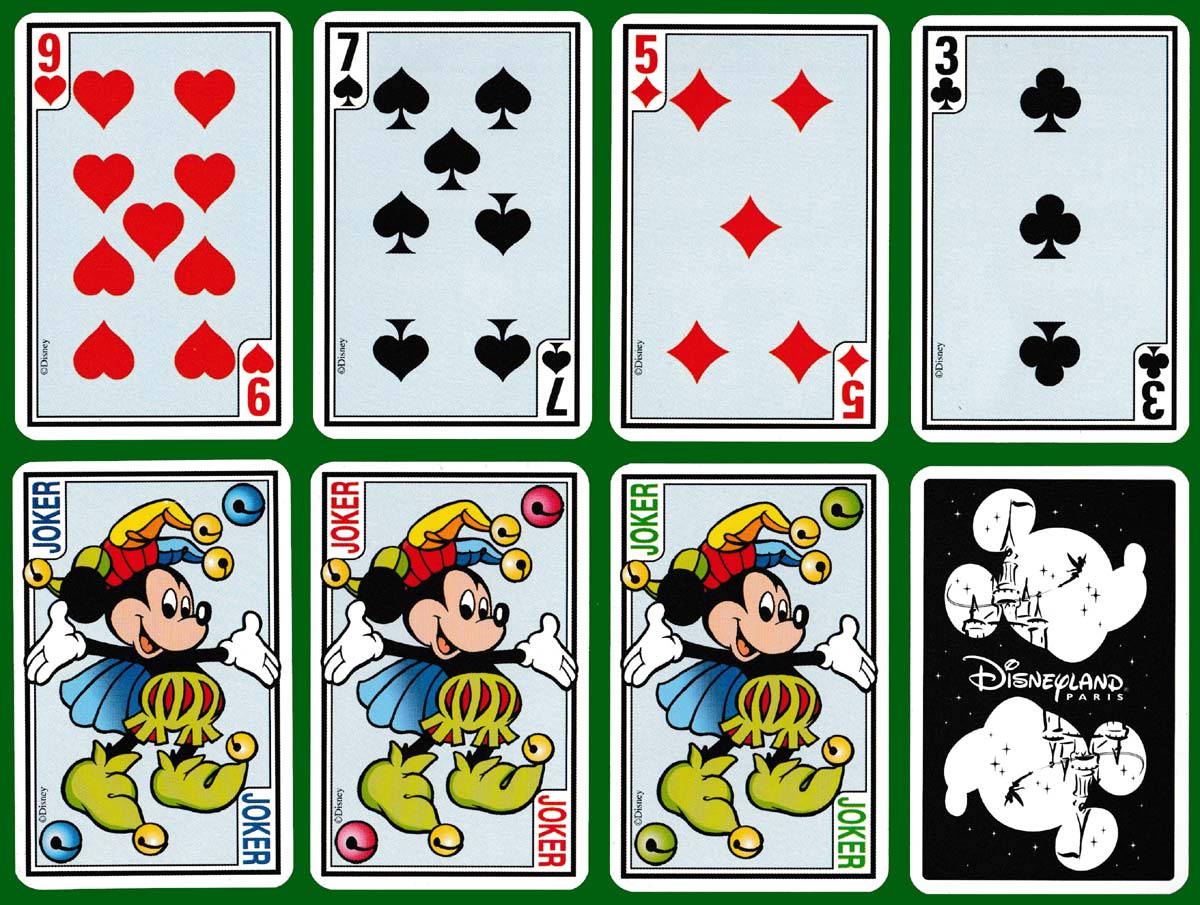 Disney characters deck from Euro Disney, Marne la Vallée, France, c.2000 © Disney