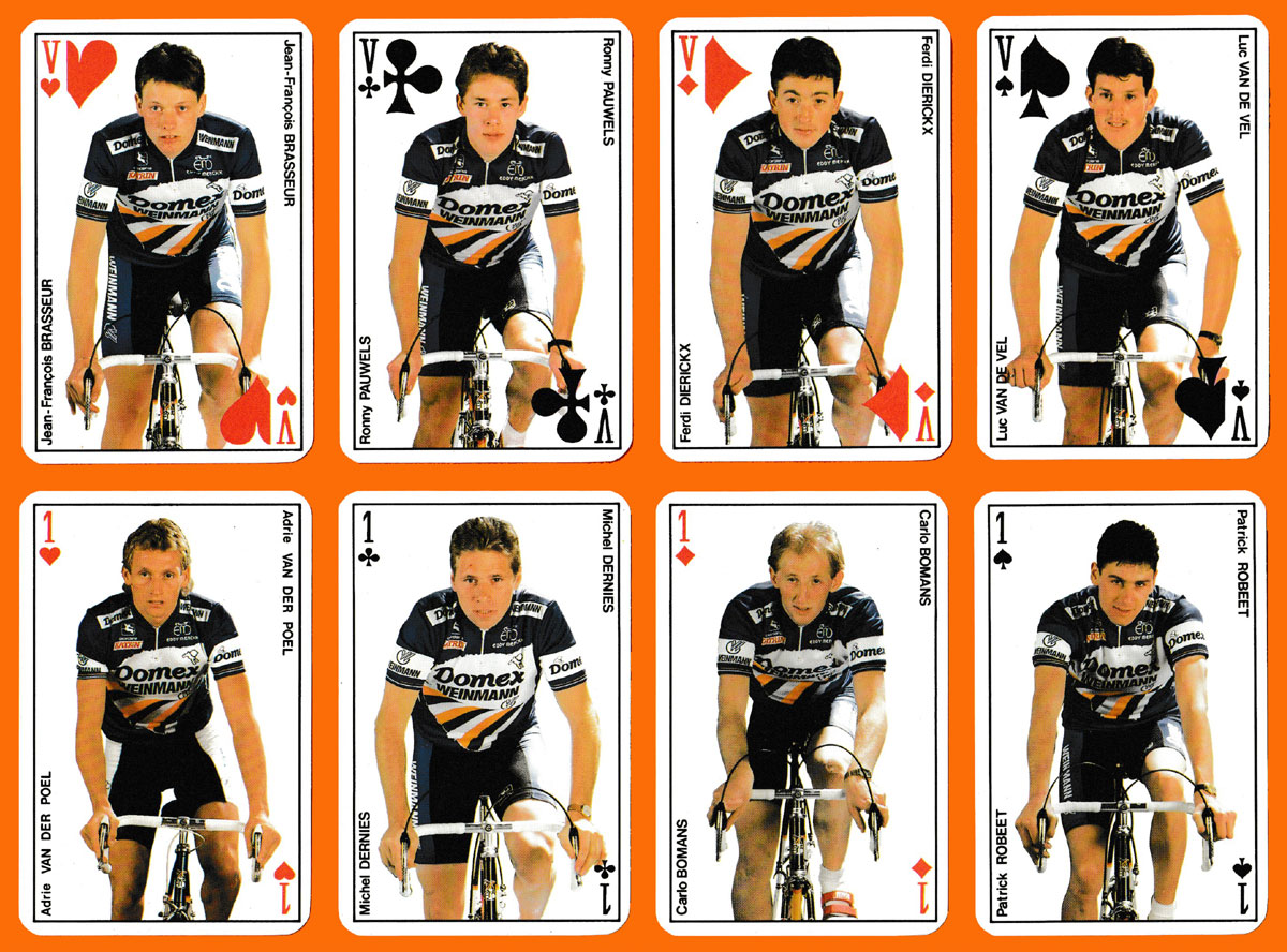 Jeu Tour de France 89 (Domex) made by France Cartes (“Ducale”), Saint-Max, France, 1989