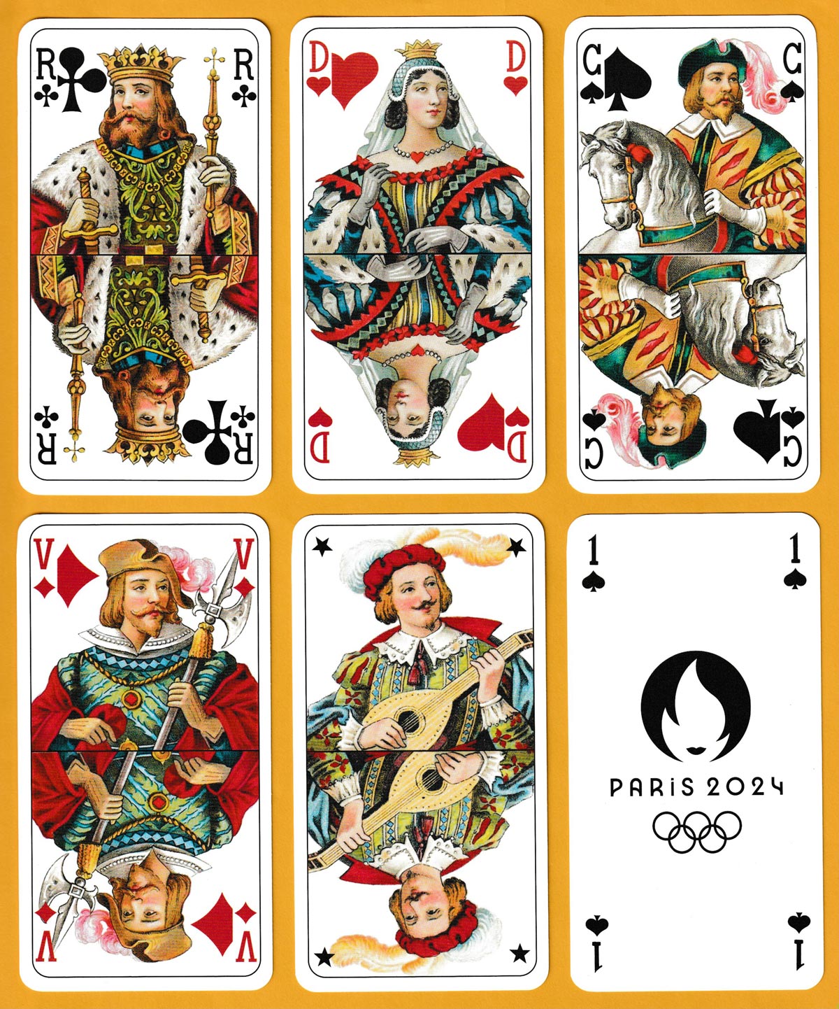 Paris 2024 Olympics Tarot published by Cartamundi under the “Ducale” label, 2024