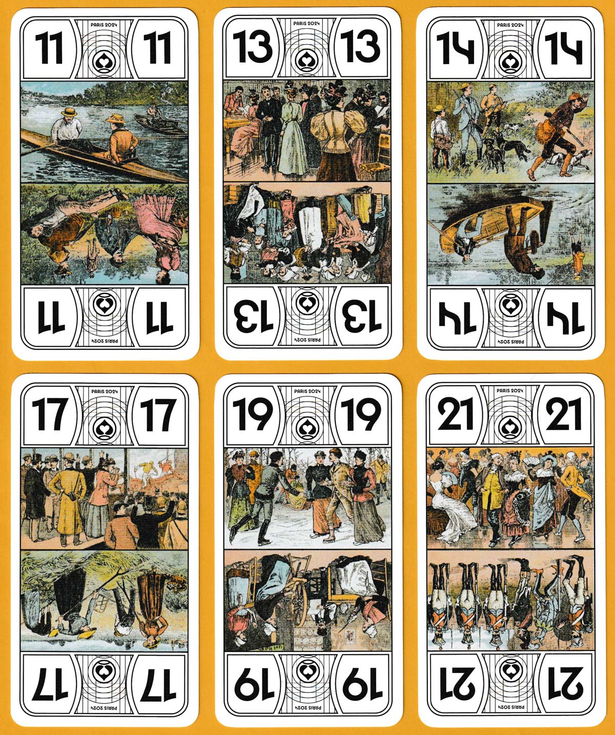 Paris 2024 Olympics Tarot published by Cartamundi under the “Ducale” label, 2024