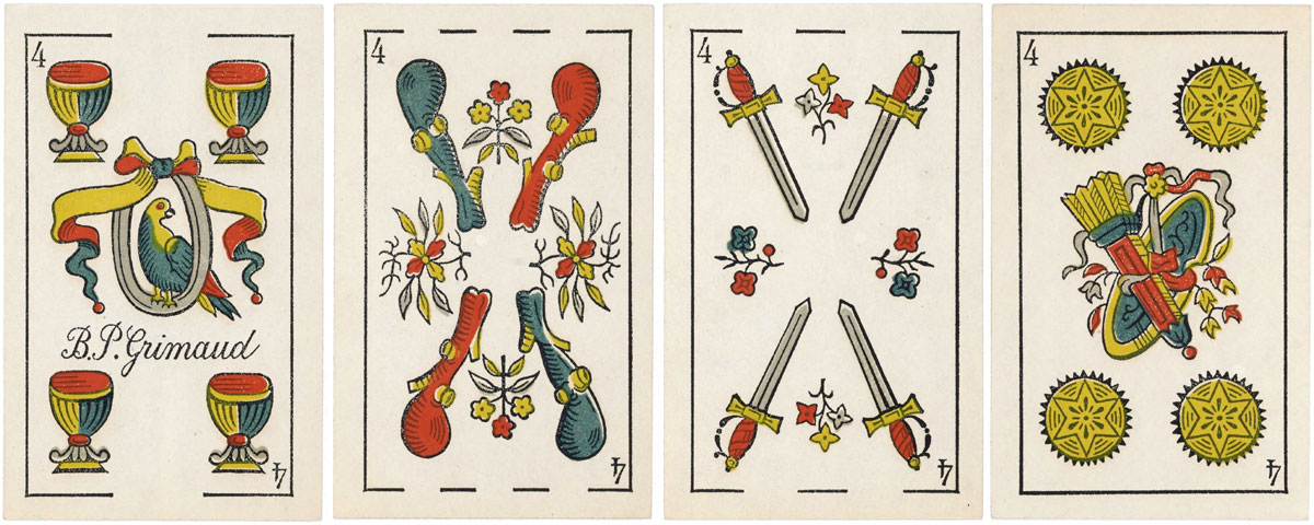 Catalan pattern manufactured by B.P Grimaud, Paris, c.1860. Source gallica.bnf.fr / BnF