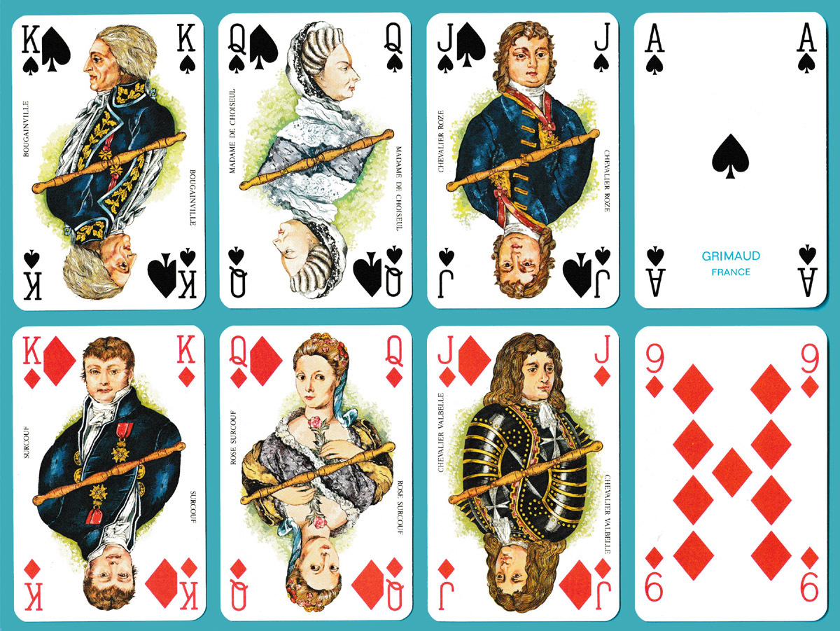 Compagnie Maritime des Chargeurs Réunis playing cards made by Grimaud, France, c1975