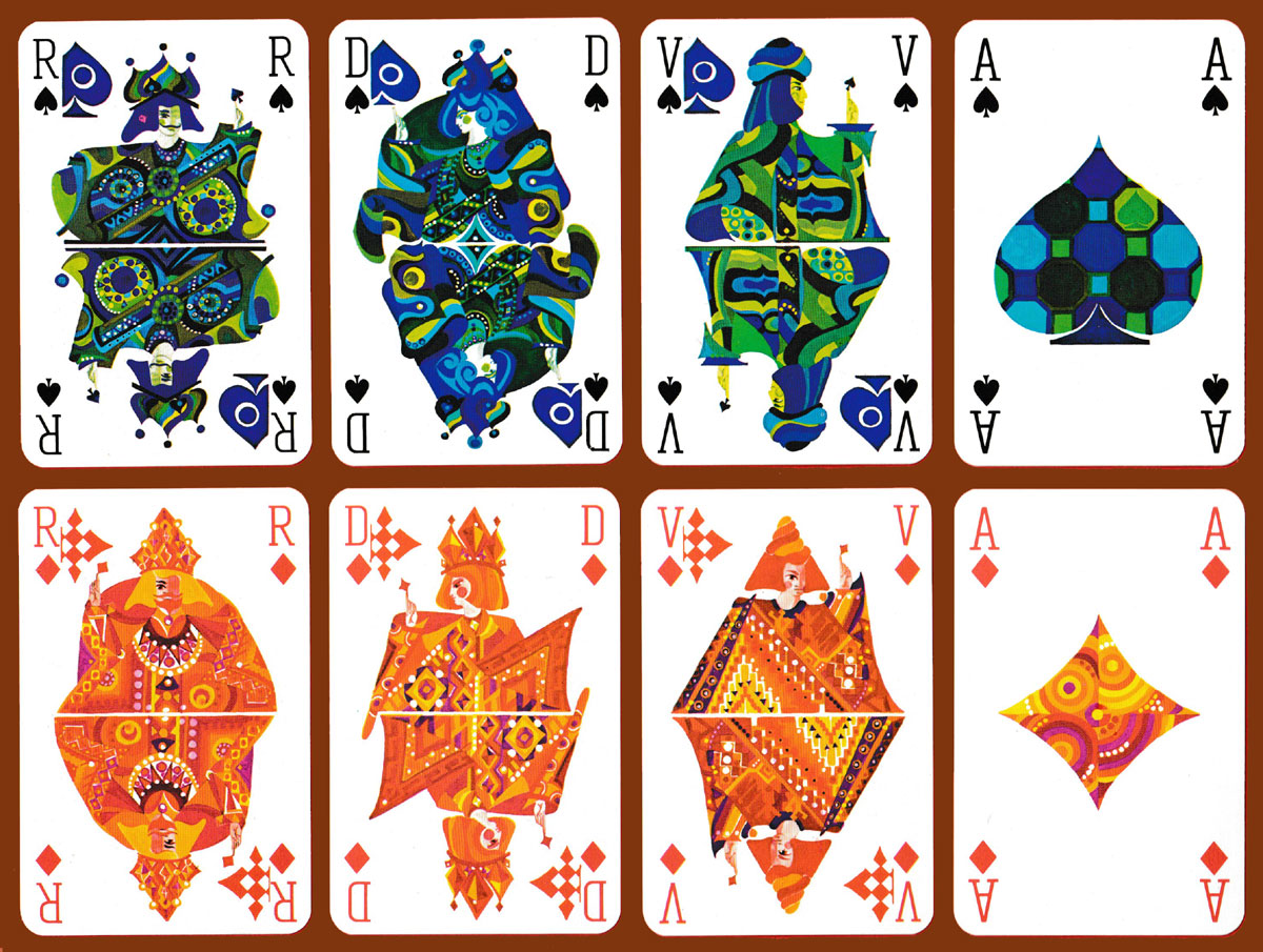 Louis De Poortere playing cards made by B.P. Grimaud, France, c1975