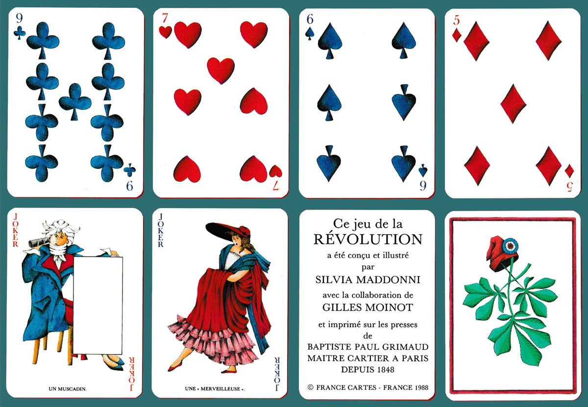 Jeu de la Révolution made and published by France Cartes, France, 1988