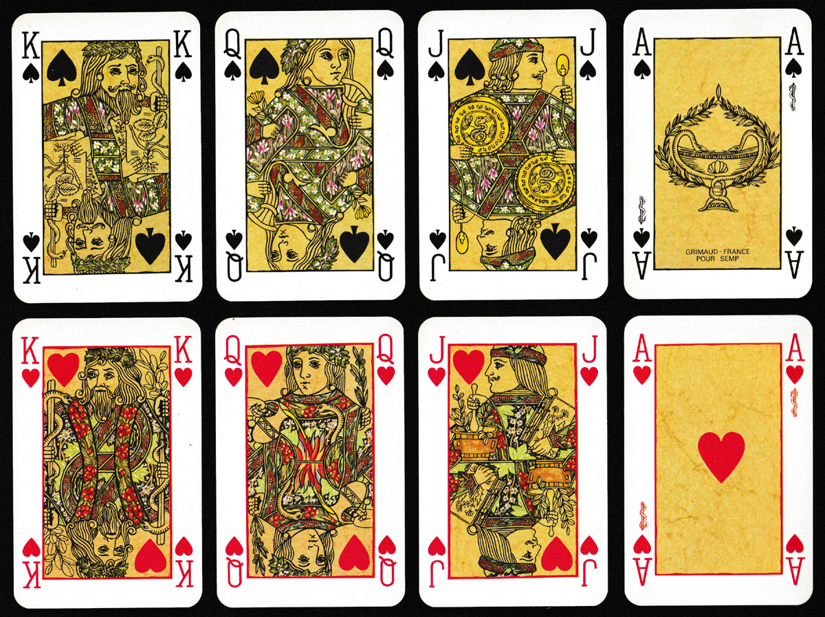 SEMP promotional playing cards made by Grimaud, France, c1980