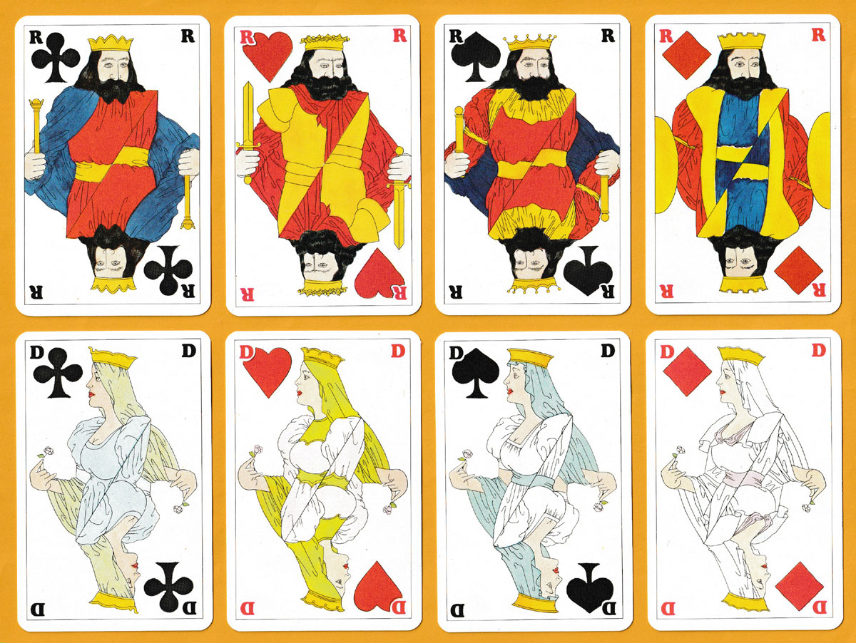 promotional playing cards made by B.P. Grimaud, France, for Smith-Corona Marchant, 1972