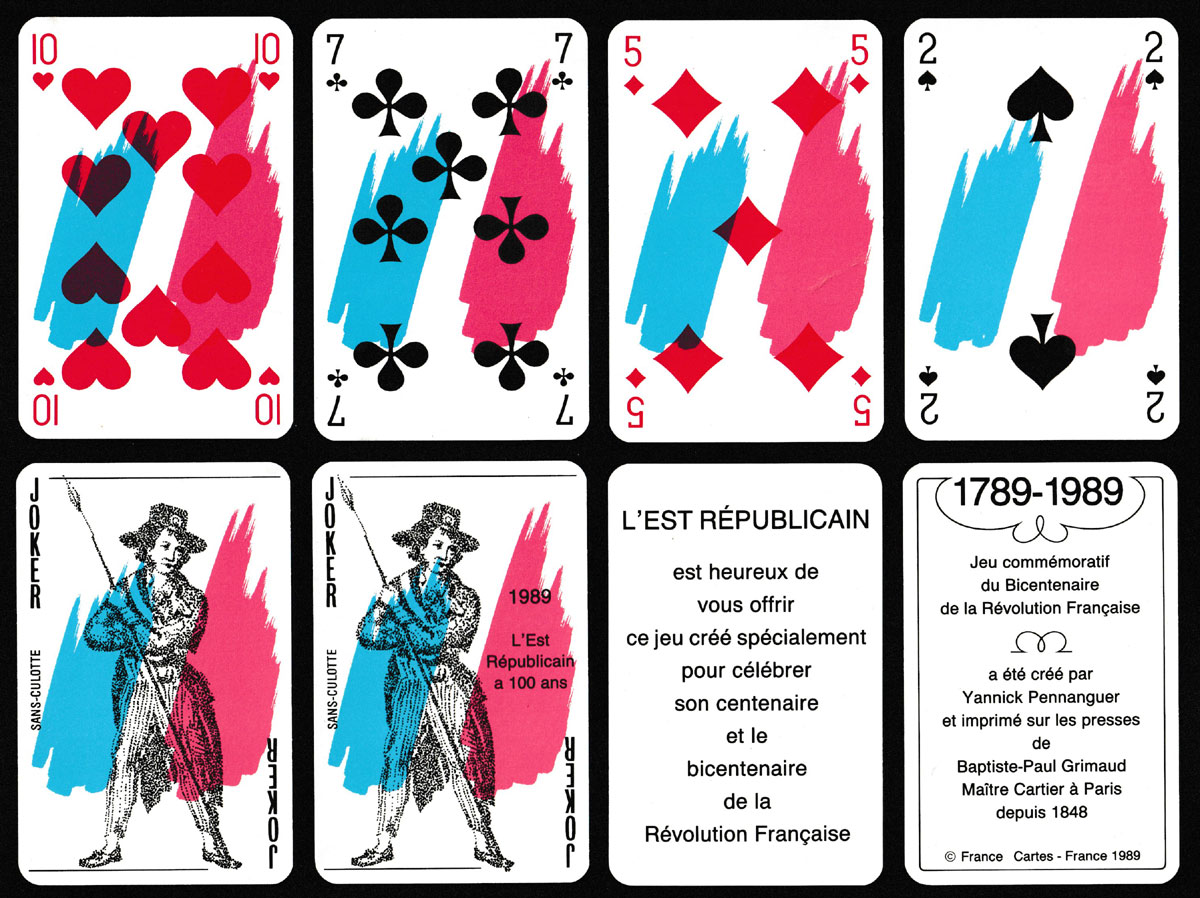 Jeu du Bicentenaire de la Révolution Française made by France Cartes, Saint-Max, France, 1989