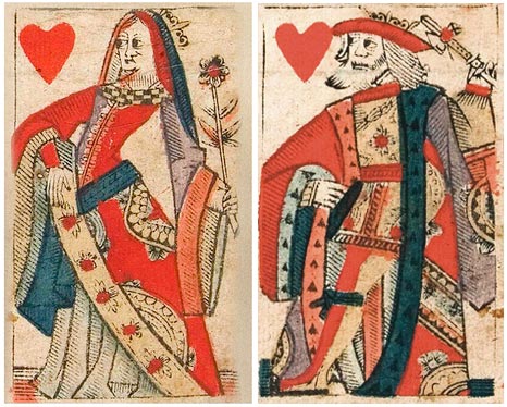 two cards by Pierre Marechal, Rouen c.1567