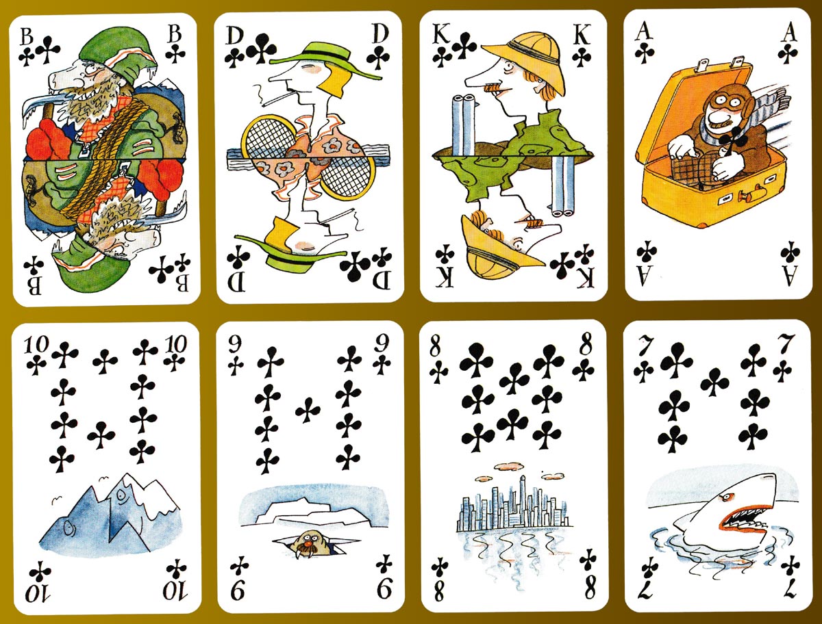 Bofinger’s Reise-Skat playing cards made by Altenburger Spielkartenfabrik, Altenburg, Germany, 1993