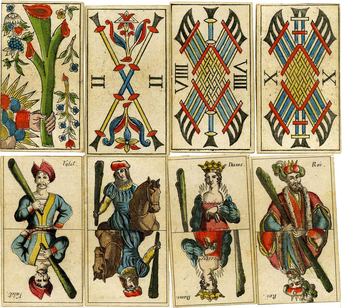 Natural History Tarot published by G M, Germany, early 19th C. © The Trustees of the British Museum