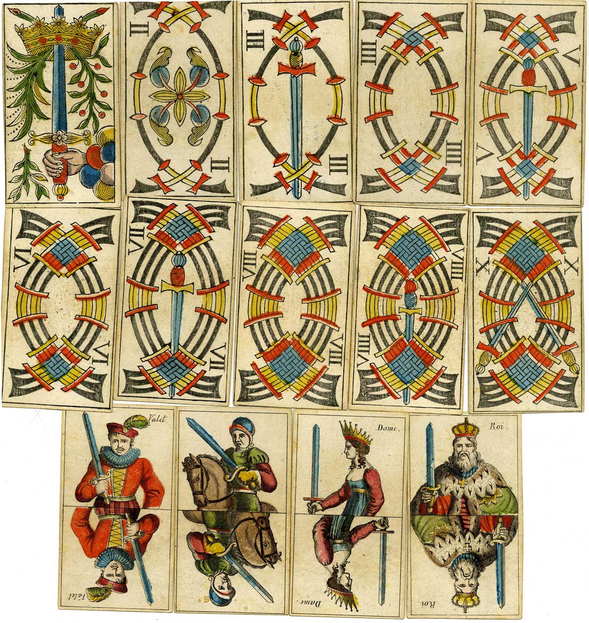 Natural History Tarot published by G M, Germany, early 19th C. © The Trustees of the British Museum