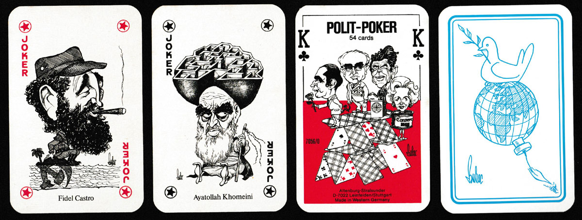 Polit-Poker 1983 made by A.S.S., Leinfelden-Echterdingen, Germany