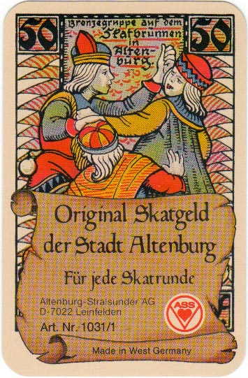 Original Skatgeld der Stadt Altenburg - The World of Playing Cards