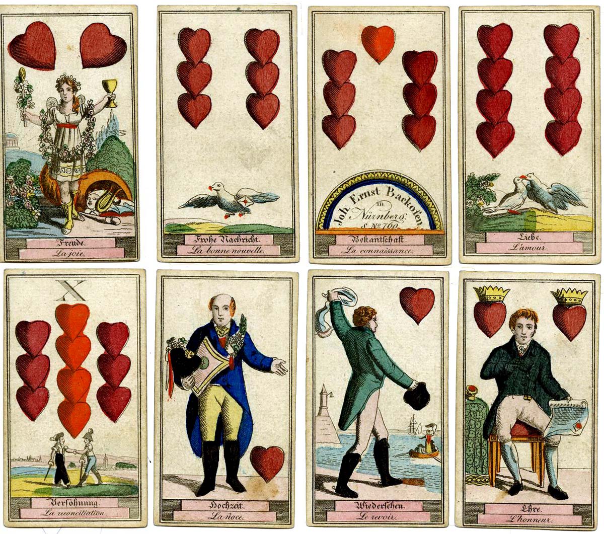 Cartomancy deck published by Johann Ernst Backofen, Nürnberg. © The Trustees of the British Museum