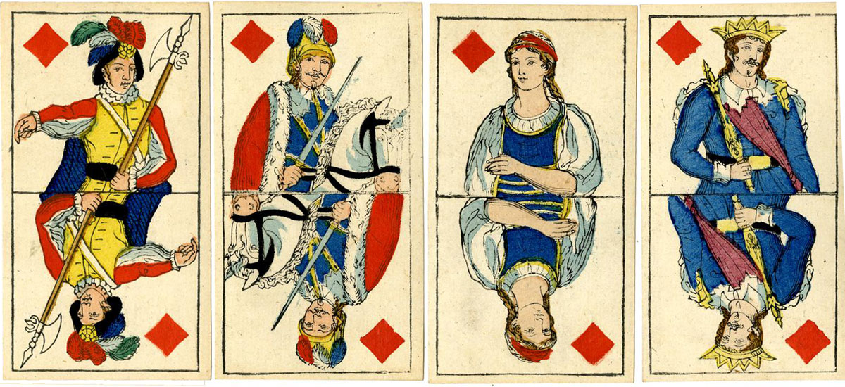 Æsop's fables tarot by Leipzig Industrie Comptoir, c.1800-1825. © The Trustees of the British Museum