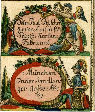 Mythological and Allegorical tarot produced by Peter Paul Fetscher junior, Munich, 19th century. © The Trustees of the British Museum