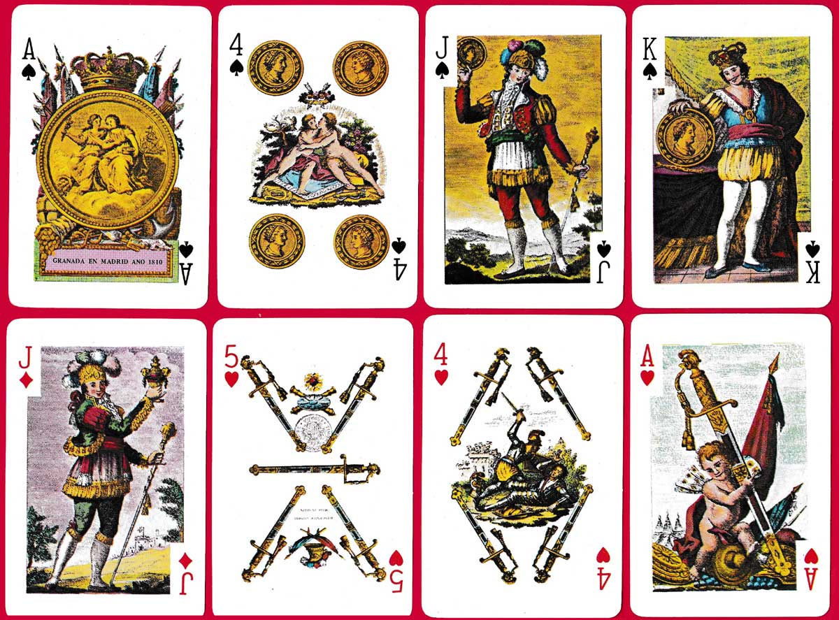 “1810 classical art playing cards” produced by Merrimack Publishing Corp., New York, 1980