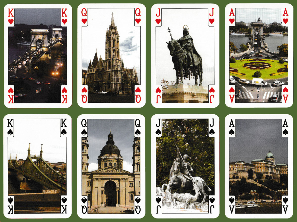 Budapest souvenir playing cards printed and published by Piatnik, Vienna & Budapest, c2005