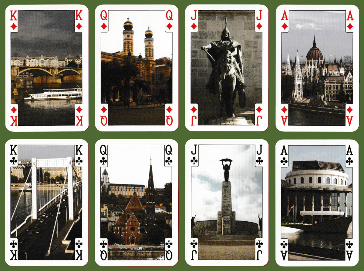 Budapest souvenir playing cards printed and published by Piatnik, Vienna & Budapest, c2005