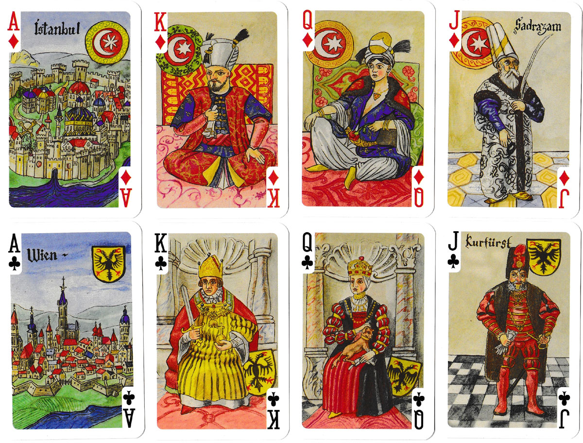 “Charta Bellica” playing cards produced by Piatnik, Budapest in 2009