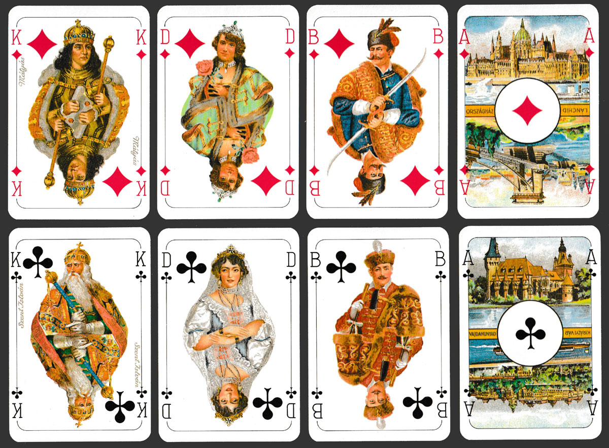 ‘Le Roi bridge’ deck made by Offset és Játékkártya Nyomda, Budapest, Hungary, 1991