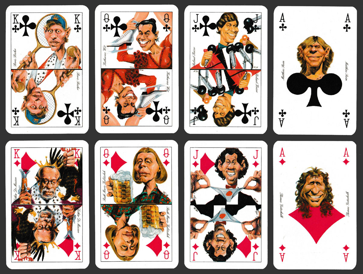 Postabank 3 promotional playing cards made by Offset- és Játékkártya Nyomda, Budapest, Hungary, c1991