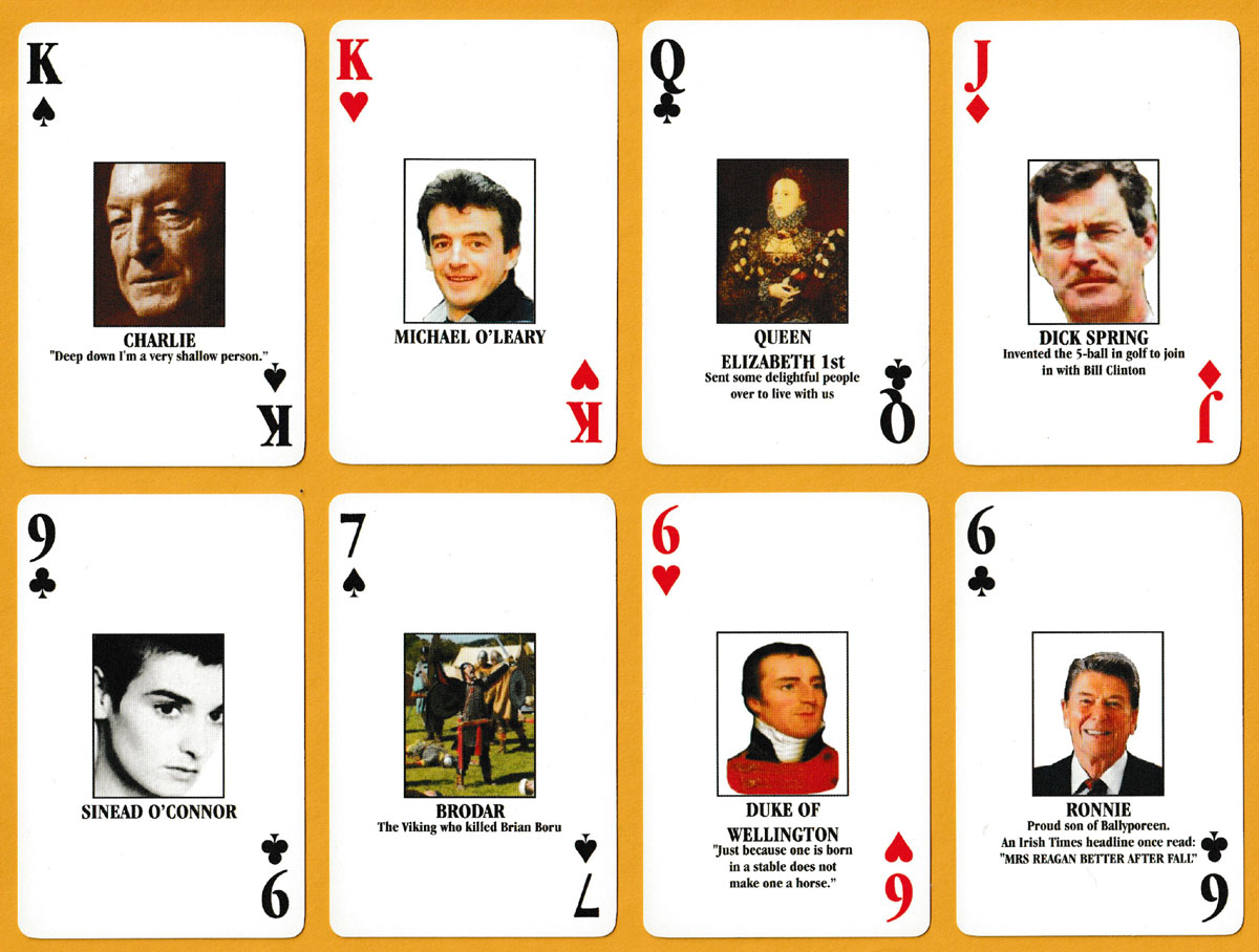 Not the Iraqi Most Wanted playing cards published c2004