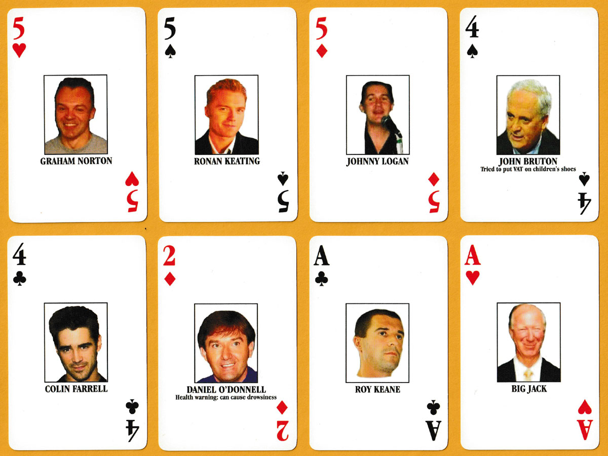 Not the Iraqi Most Wanted playing cards published c2004