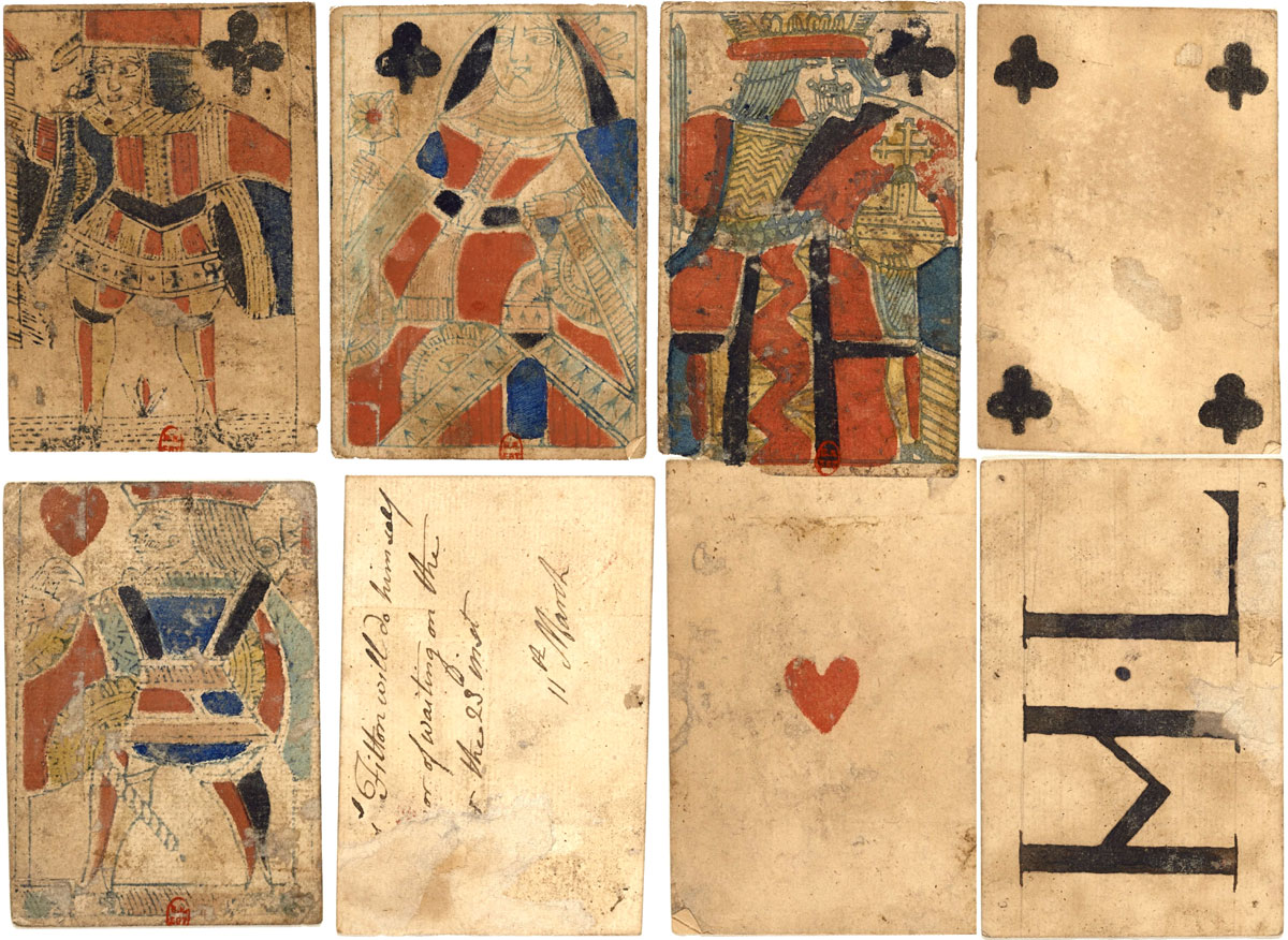 cards published by L Day, Ireland, 1780. Source gallica.bnf.fr / Bibliothèque nationale de France