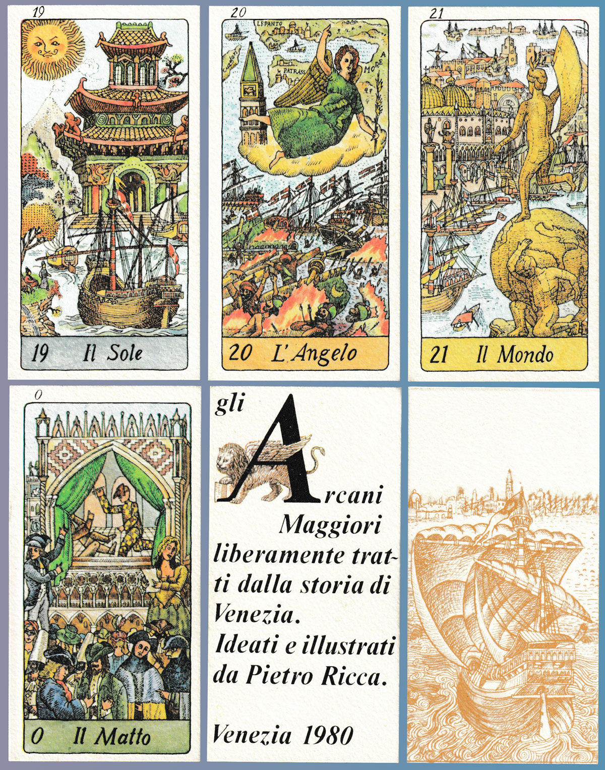 Napoleonic Tarot Stamps - The Tarot Garden