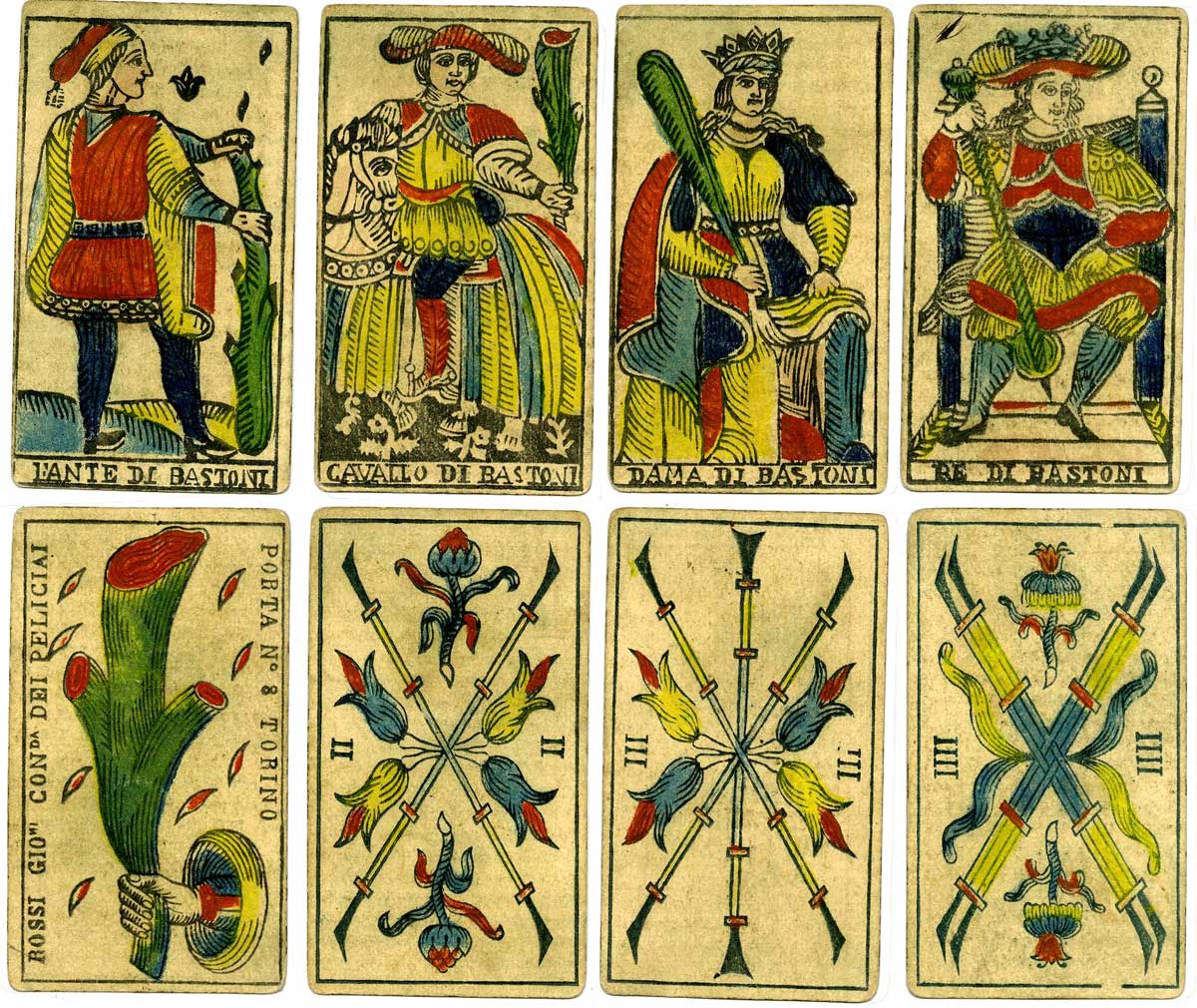 18th c. Piedmont Tarot by Giovanni Rossi, Turin. © The Trustees of the British Museum