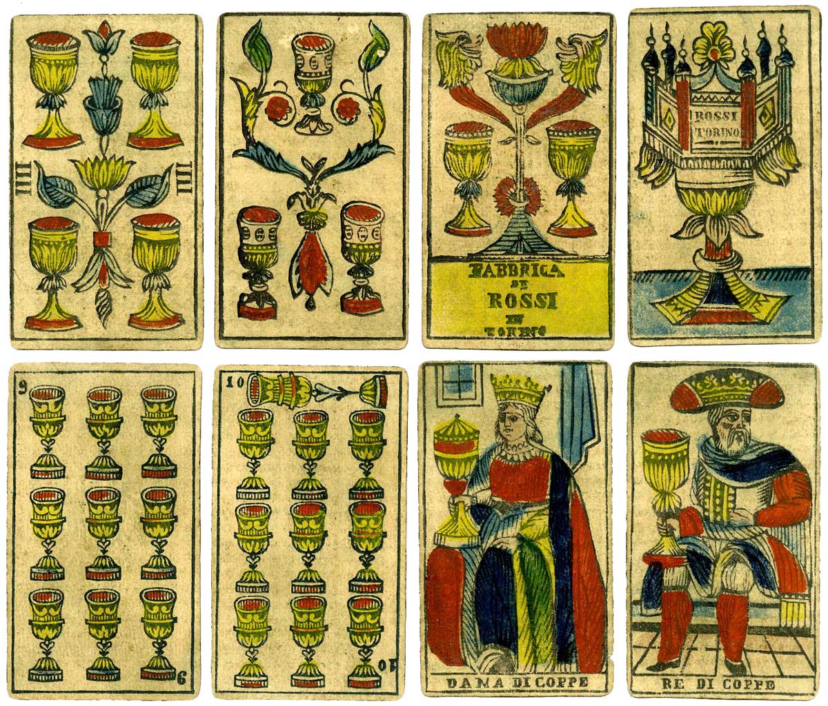 18th c. Piedmont Tarot by Giovanni Rossi, Turin. © The Trustees of the British Museum