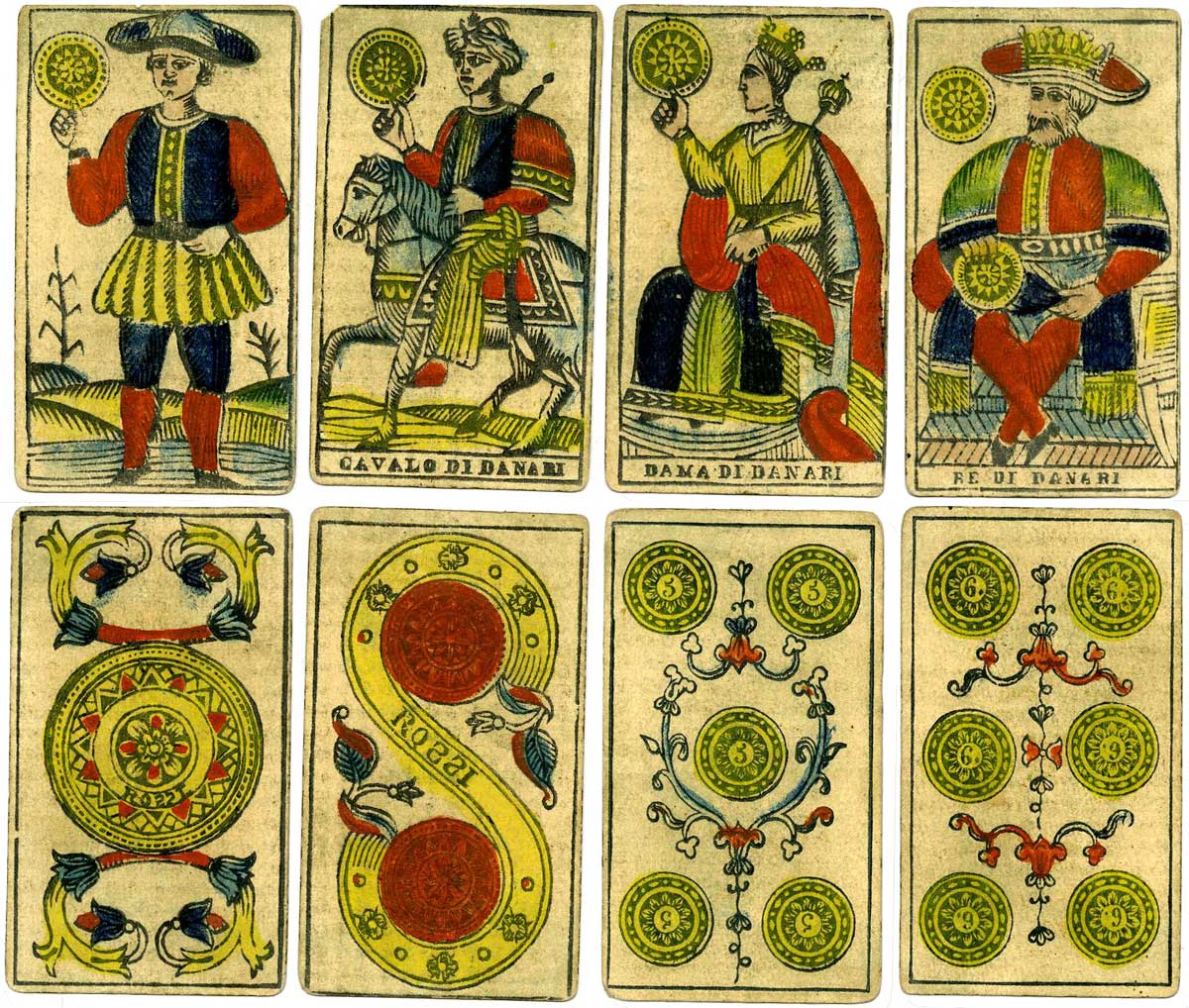 18th c. Piedmont Tarot by Giovanni Rossi, Turin. © The Trustees of the British Museum