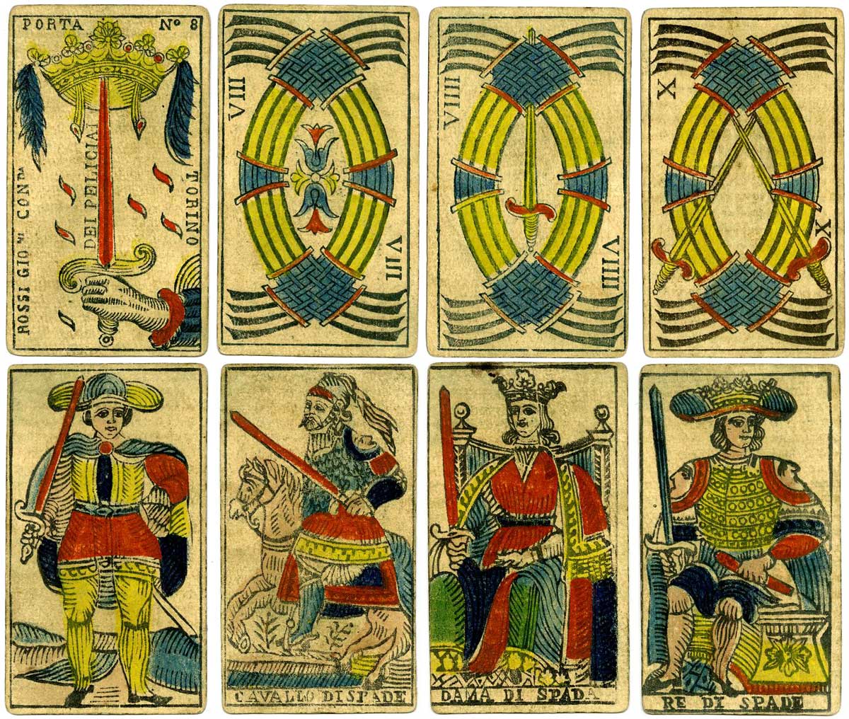 18th c. Piedmont Tarot by Giovanni Rossi, Turin. © The Trustees of the British Museum