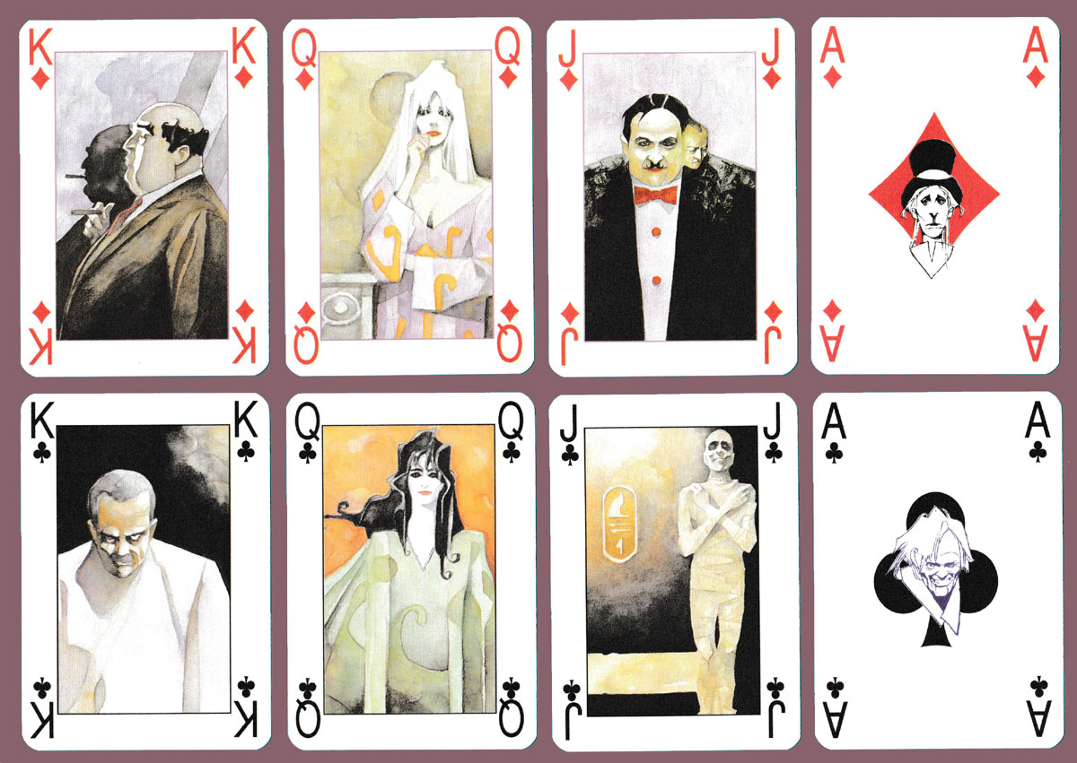 Dylan Dog playing cards published by Lo Scarabeo, Turin, Italy, c1995