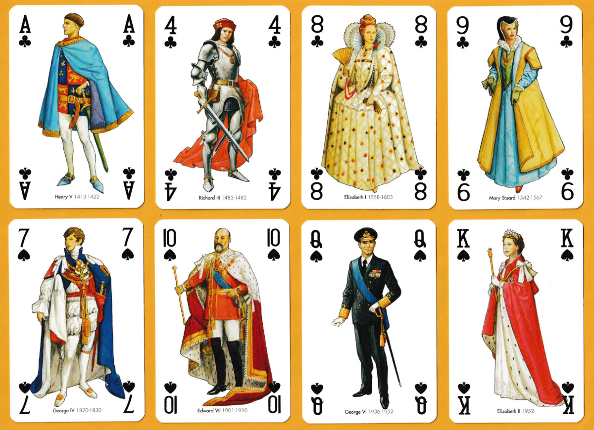 Royal Britain playing cards published by Lo Scarabeo, Turin, Italy, 2006