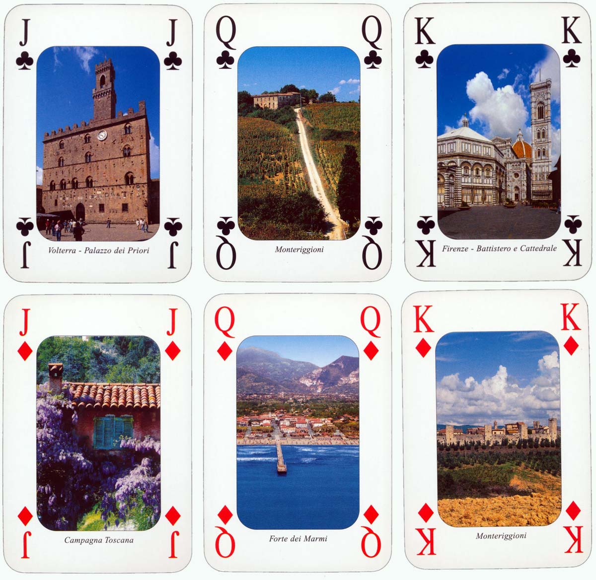 Carte da Gioco Toscana souvenir deck, 2002