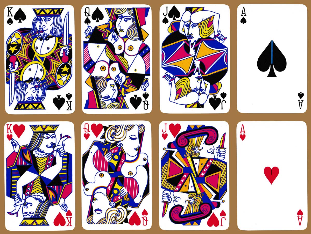 Masuo Ikeda playing cards, c.1977