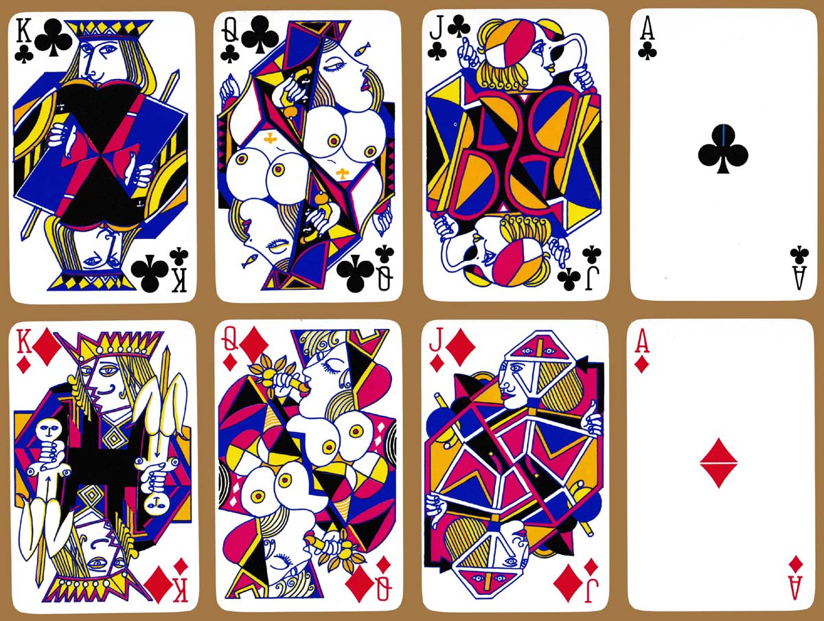 Masuo Ikeda playing cards, c.1977