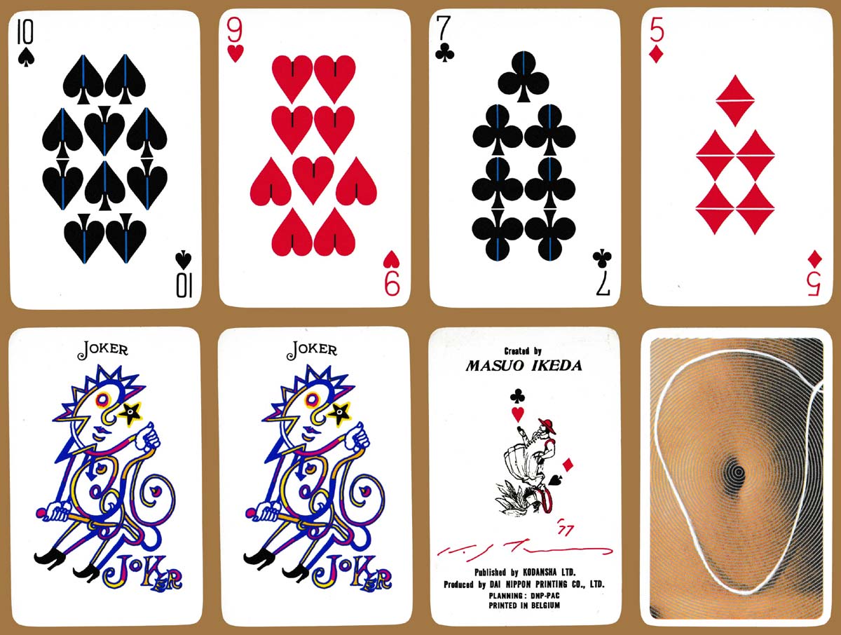 Masuo Ikeda playing cards, c.1977