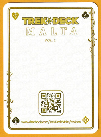 Trek Deck Malta Vol.1 printed by Trefl, Poland, 2023