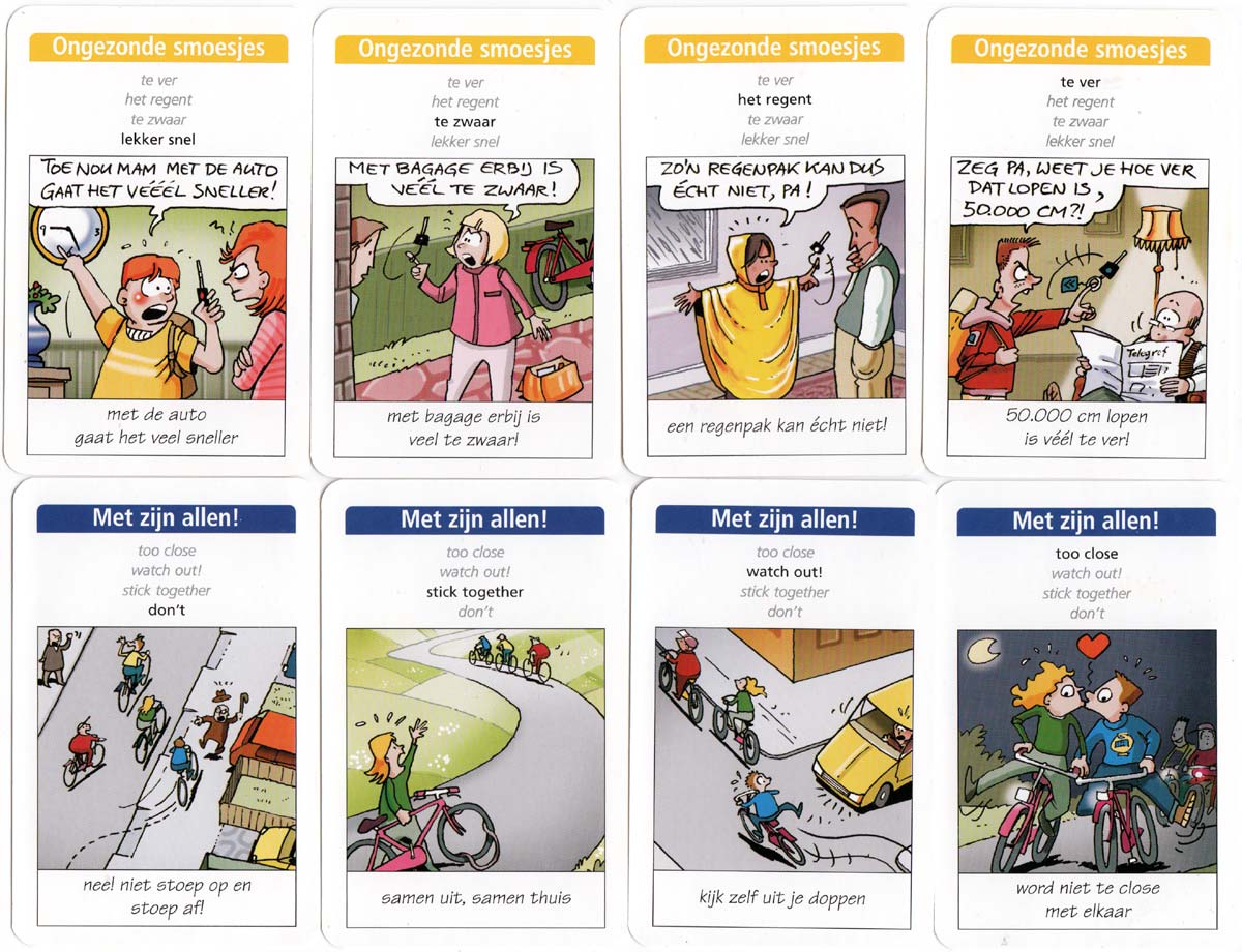 Verkeers Kwartet rioad safety card game published by Veilig Verkeer Nederland, 2007