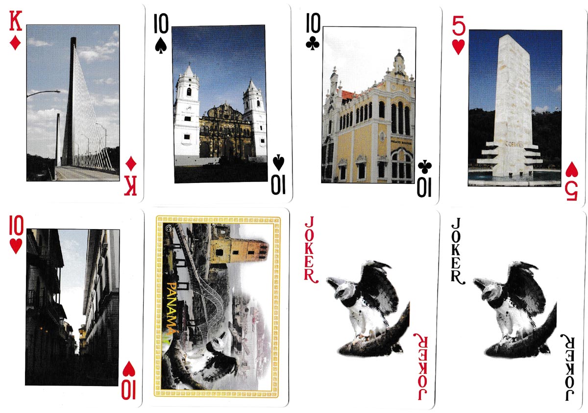 souvenir of Panama playing cards