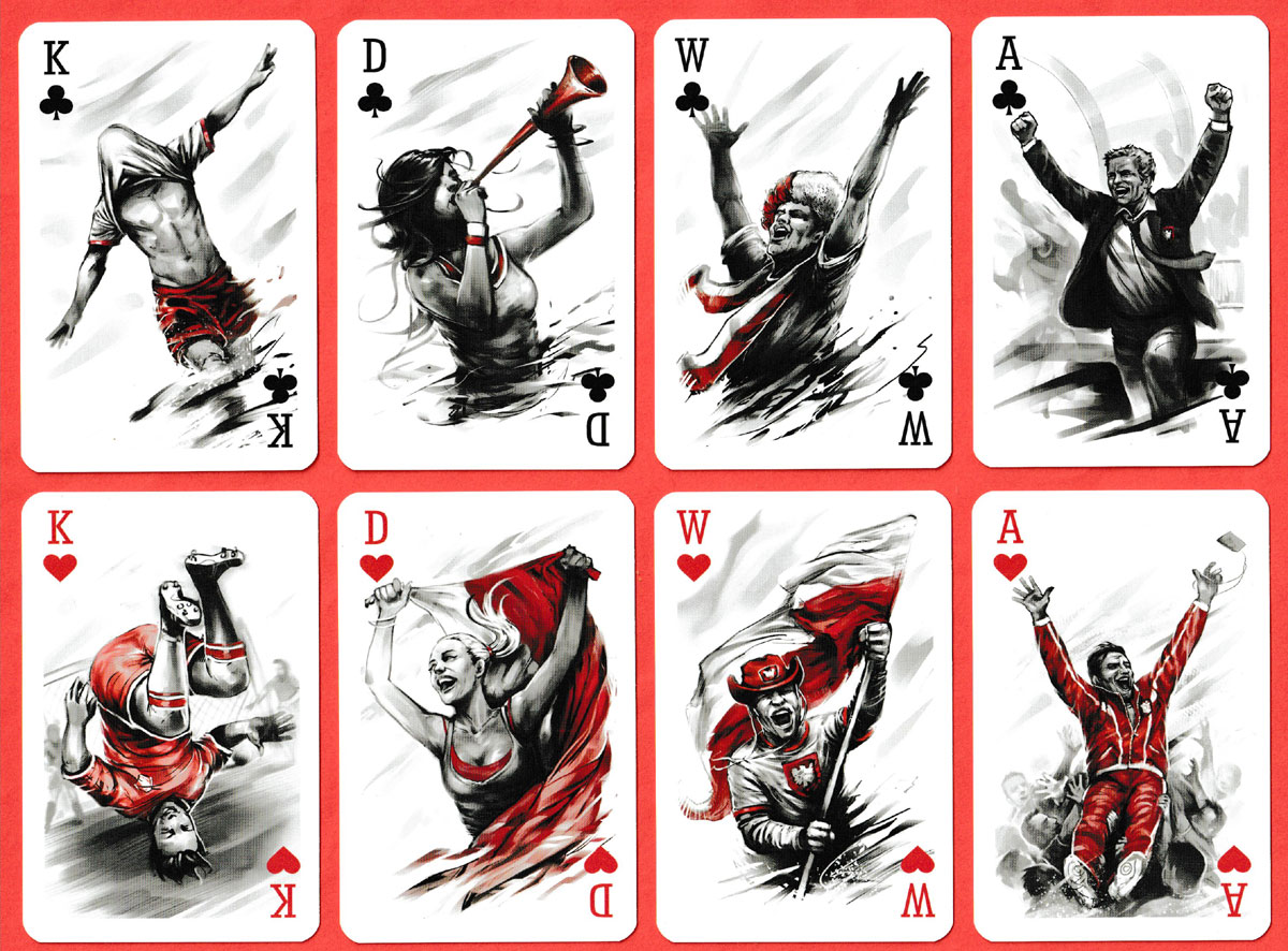 Warka Brewery playing cards printed by Trefl, Poland, 2011