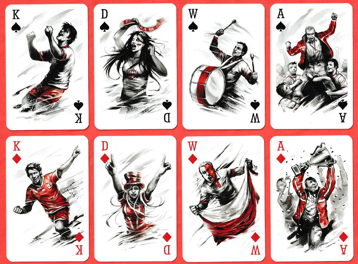 Warka Brewery playing cards printed by Trefl, Poland, 2011